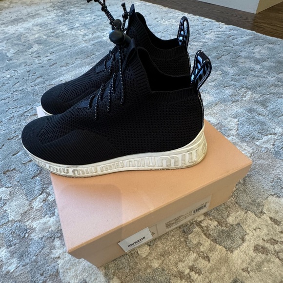 MIU MIU Mesh slip-on Sneakers - Picture 4 of 6